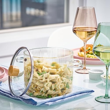 2L Borosilicate Glass Simmering Pot - Versatile & Durable