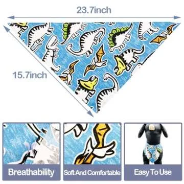 PET SHOW 50pcs Bulk Boys Small Dog Bandanas Male Cat Puppies Bibs Washable Cotton Triangle Head Scar...