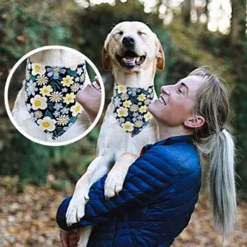 PET SHOW 50pcs Bulk Boys Small Dog Bandanas Male Cat Puppies Bibs Washable Cotton Triangle Head Scarfs Wholesale Medium Dogs Bandana Photo Prop Grooming Accessories