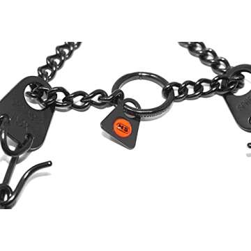 HS Herm. SPRENGER Germany Black Stainless Steel Prong Dog Training Collar Ultra-Plus Pet Pinch Collar No-Pull Collar for Dogs Anti Pull Training Collar Made in Germany 2.25mm x 16in Small