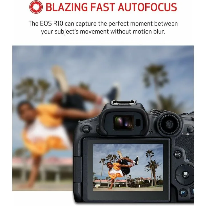 Canon EOS R10: 24.2 MP Vlogging Mirrorless Camera