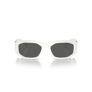Authentic Versace Sunglasses | Chic White Frame & Dark Grey Lenses