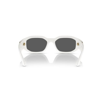 Authentic Versace Sunglasses | Chic White Frame & Dark Grey Lenses