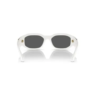 Authentic Versace Sunglasses | Chic White Frame & Dark Grey Lenses