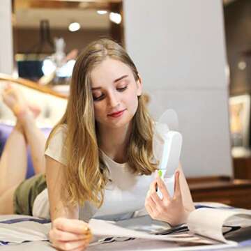 Compact USB Rechargeable Mini Hand Fan for Travel