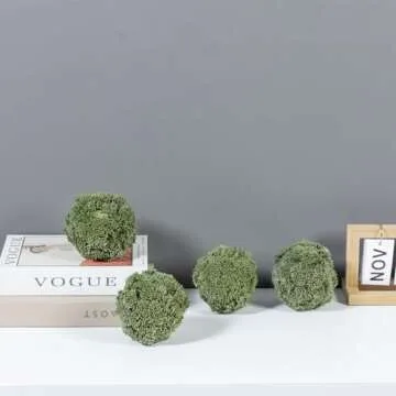 MyGift Decorative Boxwood Topiary Set of 4 - Maintenance-Free