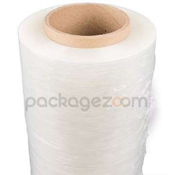 Heavy Duty 4 Rolls 15" x 1500 Ft Stretch Wrap - 55 Gauge Film