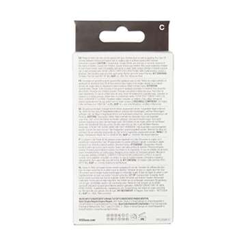 KISS Premium Classy Fake Nails French Manicure Set with Jeweled Rhinestone Nail Art Accents, Gorgeous', 30 Glue-On Nails 1 Count (Pack of 1)