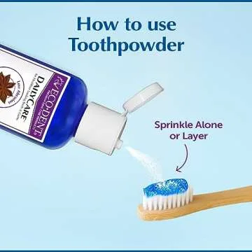 Eco-Dent DailyCare Baking Soda Toothpowder, Anise – SLS & Fluoride-Free Toothpaste Powder with Minerals & Essential Oils, Toothpaste Alternative + DailyRinse Single-Use Pack