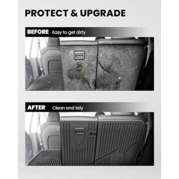 LASFIT Rear Back Seat Protector Fit for Tesla Model Y 2025 2024 2023-2020, TPE Second Row Seats Back...