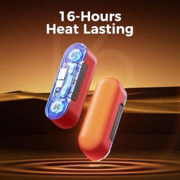 OCOOPA Magnetic Rechargeable Hand Warmers 2 Pack with 18W Fast Charging and Changing Seven Color RGB Lights 10,000 mAh Portable Charger and Hand Warmer for Gamers, Tech Gifts Men, UT2s Gamerpro