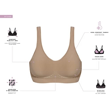Bali Women's Comfort Revolution Wireless Bra for Everyday Comfort