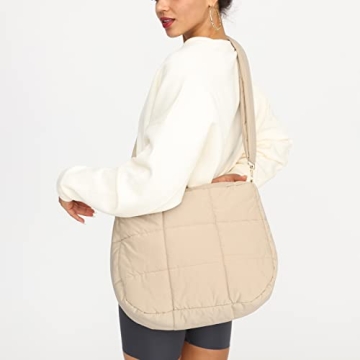 Stylish NAARIIAN Quilted Tote Bag - Spacious and Comfortable