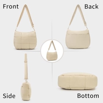 Stylish NAARIIAN Quilted Tote Bag - Spacious and Comfortable