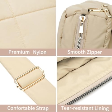 Stylish NAARIIAN Quilted Tote Bag - Spacious and Comfortable