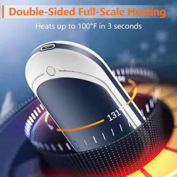 BESKAR Rechargeable Hand Warmer with Long Lasting Heating