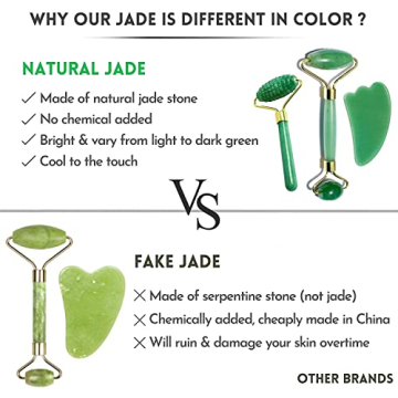 4-in-1 Jade Roller Set for Refreshing Skincare