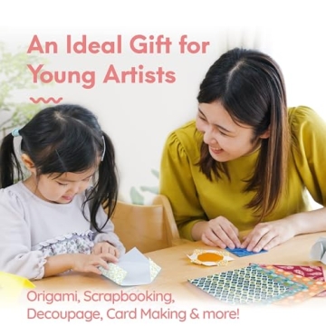 Vibrant Origami Paper Set - 120 Sheets for All Ages