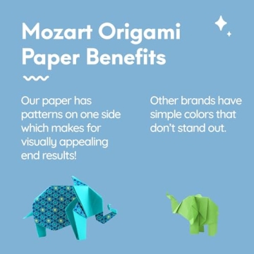 Vibrant Origami Paper Set - 120 Sheets for All Ages