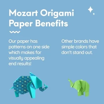 Vibrant Origami Paper Set - 120 Sheets for All Ages