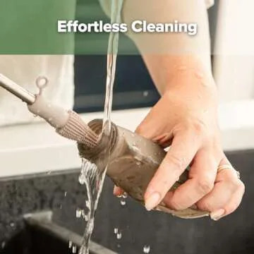 haakaa Silicone Yummy Pouch, Reusable Squeeze Baby Food Pouch Refillable, Soft Reusable Food Pouch for Baby Purees, Portable Food Storage Bag Pocket Great for Soft Foods and Liquids, 4oz, 1 Pack,6m+