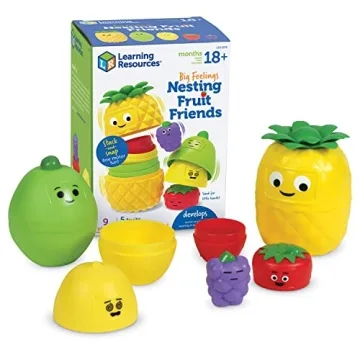 Engaging Learning Resources Big Feelings Nesting Fruit Friends for Toddlers