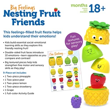 Big Feelings Nesting Fruit for Social Emotional Learning