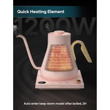 INTASTING Gooseneck Electric Kettle with Temperature Control