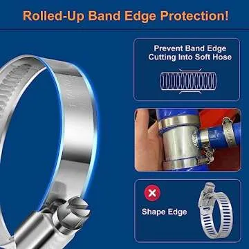 Steelsoft Heavy Duty Hose Clamp 3/4 to 1-1/4 inch