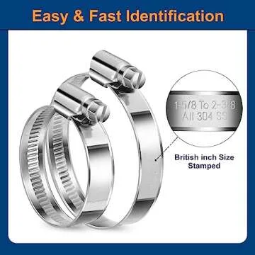 Steelsoft Heavy Duty Hose Clamp 3/4 to 1-1/4 inch
