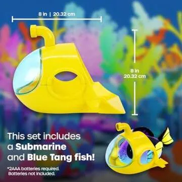 ZhuZhu Aquarium Submarine Set - Fun for Kids Ages 4+