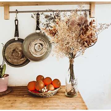 Fake Flowers Bouquet for Decorations Artificial Flowers Silk Flowers Artificial for Decoration Fall Flower Centerpieces for Coffee Table Decor (Beige)