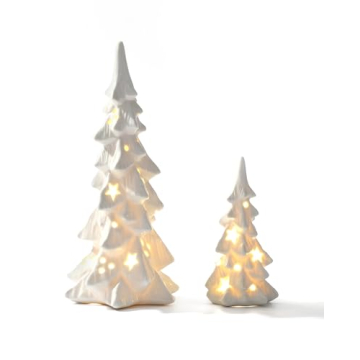 Buy DN DECONATION Ceramic Light Up Christmas Trees