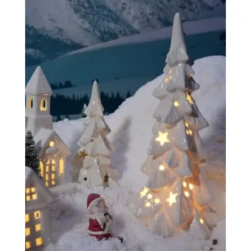 Buy DN DECONATION Ceramic Light Up Christmas Trees