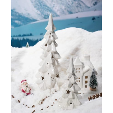 Buy DN DECONATION Ceramic Light Up Christmas Trees