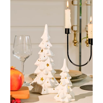 Buy DN DECONATION Ceramic Light Up Christmas Trees