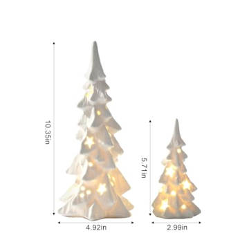 Buy DN DECONATION Ceramic Light Up Christmas Trees