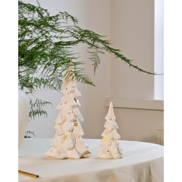 Buy DN DECONATION Ceramic Light Up Christmas Trees