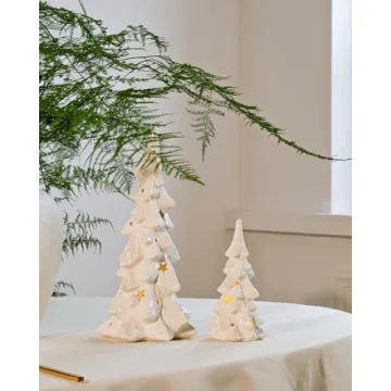 Buy DN DECONATION Ceramic Light Up Christmas Trees