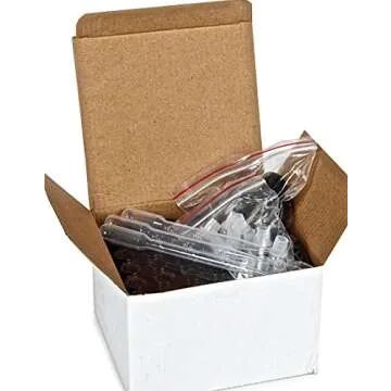 Vivaplex, 24, Amber, 10 ml Glass Roll-on Bottles with Stainless Steel Roller Balls. 3-3 ml Droppers included