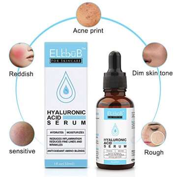Anti-Aging Hyaluronic Acid Serum for Wrinkle Reduction 30ml