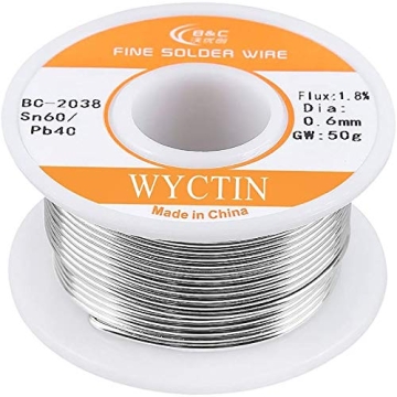 WYCTIN 60-40 Rosin Core Solder Wire for DIY Projects
