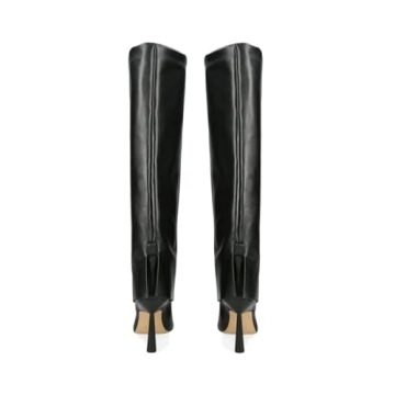 Goolita Fold Over Stiletto Knee High Boots for Women
