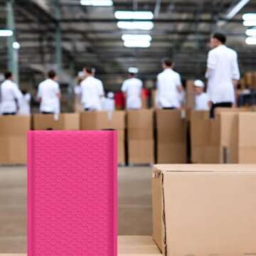 iMBAPrice 100-Pack Hot Pink Bubble Mailers for Shipping