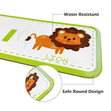 Puzzles for Kids Ages 3-4 – 26 Sets Self-Correcting Alphabet Puzzles for Toddlers, Perfect Matching Puzzles for Kids ages 3-5