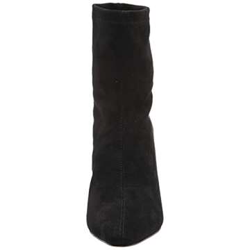 The Drop Jane High Heel Sock Boot in Black - Trendy Comfort