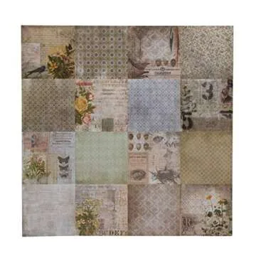36 Sheets Wallflower Paper Stash by Tim Holtz, Double-Sided