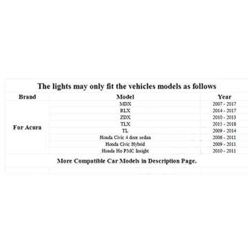 Car Door LED Logo Projector Ghost Shadow Lights Welcome Lamp Easy Installation for Acura