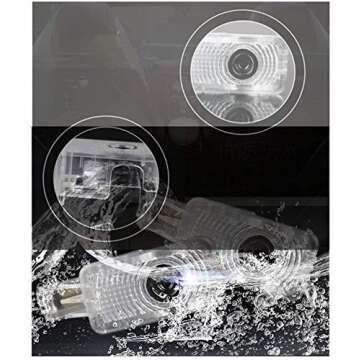 Car Door LED Logo Projector Ghost Shadow Lights Welcome Lamp Easy Installation for Acura