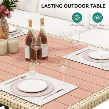 YITAHOME Luxe All-Weather Patio Wicker Sofa Set